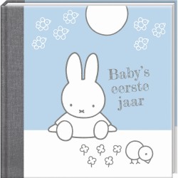 Boek Baby eerste jaar Nijntje - blauw Nijntje