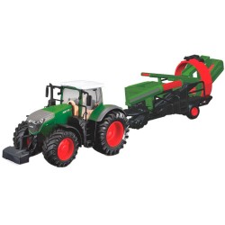 Bburago tractor Fendt 1050 Vario junior groen 2-delig