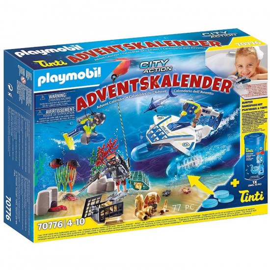 PLAYMOBIL adventskalender badplezier politieduikmissie (70776)