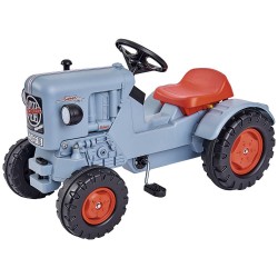 BIG Spielwaren Traptractor Blauw, Grijs EICHER DIESEL ED 16