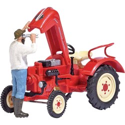 Busch 7882 H0 Porsche Tractorreparatie