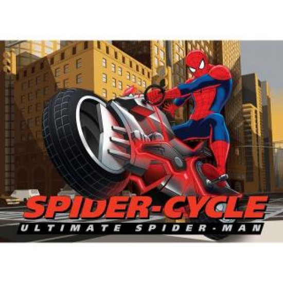 Spiderman Biker Speelkleed 95x133cm